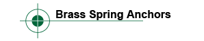 Brass Spring Anchors